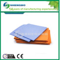 Needle punched nonwoven cleaning cloth orange 50*70cm blue 38*38cm